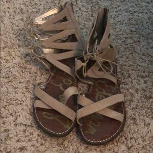 Lace up sandals